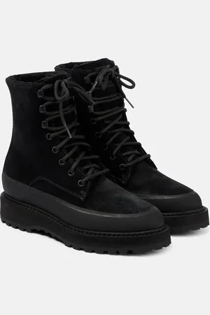 Le Monde Beryl Le Monde BÃ©ryl Dolomite shearling-trimmed suede ankle boots