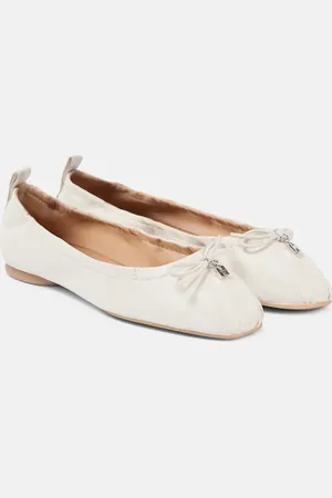 Hogan H684 bow-detail leather ballet flats