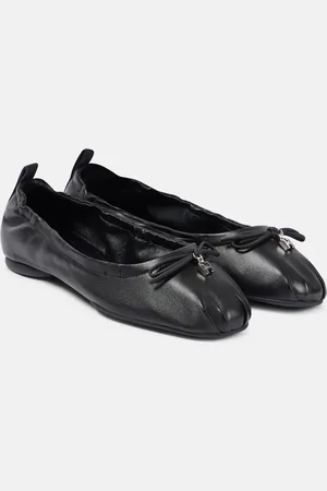 Hogan H684 bow-detail leather ballet flats