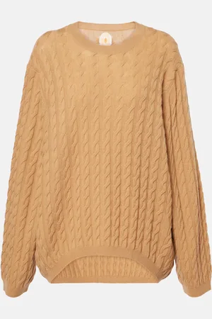 Jardin des Orangers Cable-knit wool and cashmere sweater