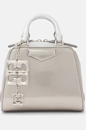 Givenchy Antigona Cube Nano metallic leather tote bag