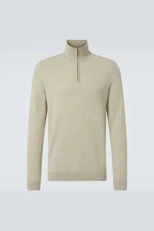 LE KASHA Cashmere half-zip sweater