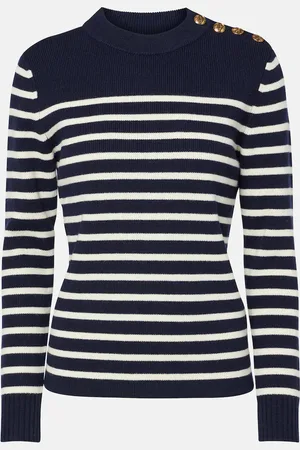 Chloé ChloÃ© Striped wool and cashmere sweater