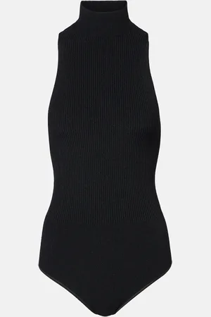 Alaïa AlaÃ¯a Halterneck jersey bodysuit