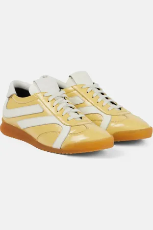 Proenza Schouler Track suede-trimmed leather sneakers