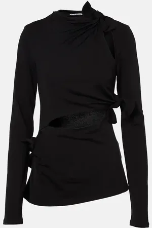 Acne Studios Cutout jersey top