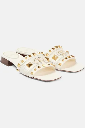 VALENTINO GARAVANI Plaster Caster studded leather slides