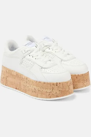 VALENTINO GARAVANI Freedots XL leather platform sneakers