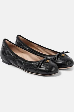 VALENTINO GARAVANI Quiltie leather ballet flats