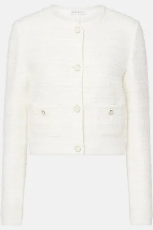 Nina Ricci Cotton-blend tweed cardigan