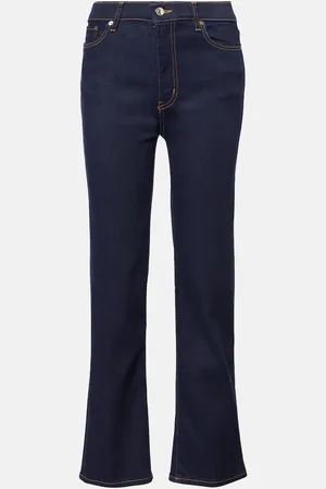 Frame Le Sleek high-rise straight jeans