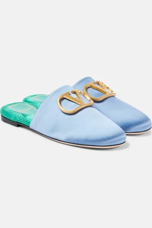 VALENTINO GARAVANI VLogo Signature satin slides