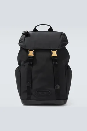 Tom Ford Leather-trimmed backpack