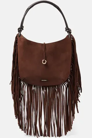 Aquazzura Gytane Medium suede tote bag