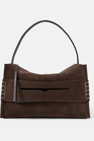 J.W.Anderson Loafer Large suede tote bag