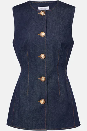 VERONICA BEARD Jessup cotton-blend vest