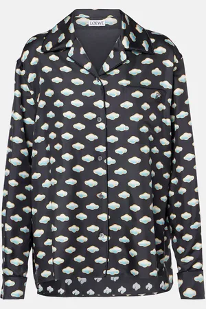Loewe Clouds silk twill shirt