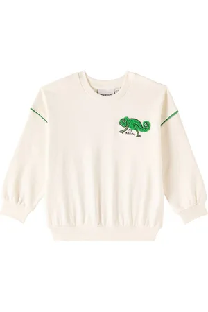 Mini Rodini Lizard cotton jersey sweatshirt
