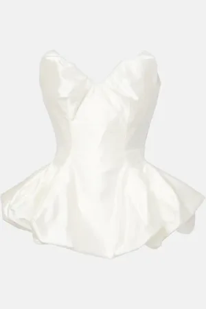 Vivienne Westwood Bridal Raven peplum satin corset