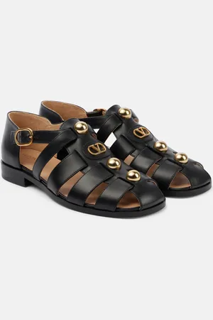 VALENTINO GARAVANI VLogo Signature leather fisherman sandals