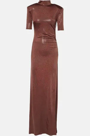 Ilkyaz Ozel Pernille crÃªpe gown