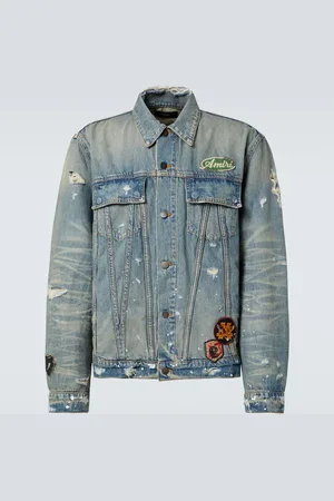 AMIRI Vintage Pegasus distressed denim jacket