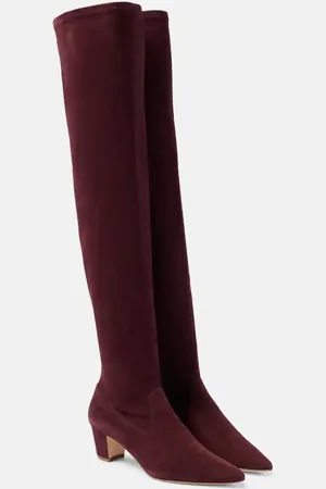 Manolo Blahnik Lupasca suede over-the-knee boots