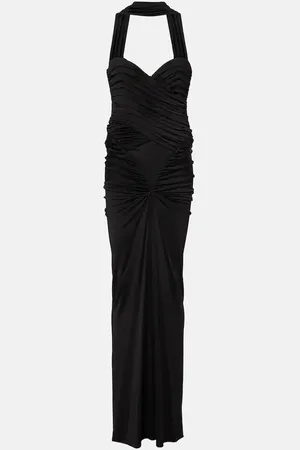 Ilkyaz Ozel Samsara ruched strapless gown