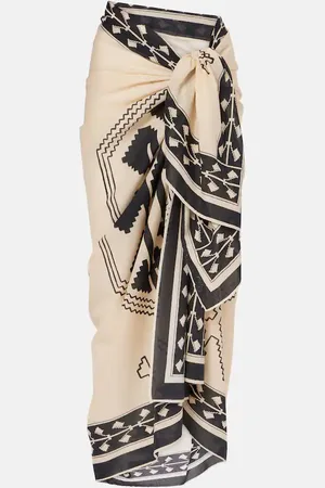 JOHANNA ORTIZ Ayahuasca cotton beach cover-up