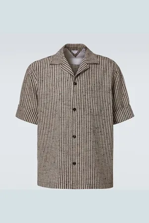 Bottega Veneta Checked bowling shirt
