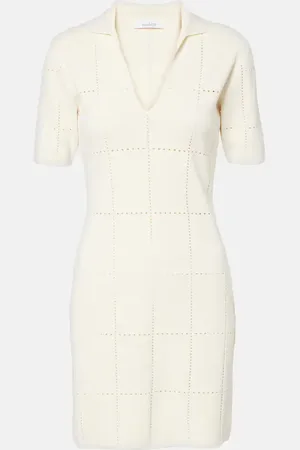 Max Mara Olivi perforated minidress