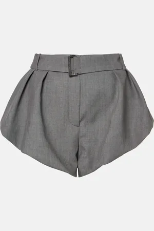 MAGDA BUTRYM High-rise wool and silk shorts