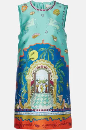 ALÉMAIS AlÃ©mais Surrealist Summer printed minidress