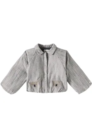 Donsje Baby Corneel embroidered cotton jacket