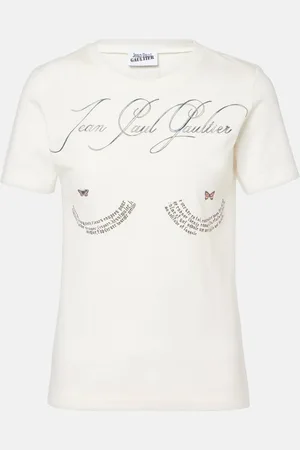Jean Paul Gaultier Logo printed cotton jersey t-shirt