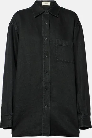 The Row Nesson oversized linen shirt
