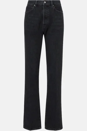 Frame The Vertical high-rise straight jeans