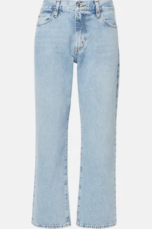Frame The Hang high-rise straight jeans