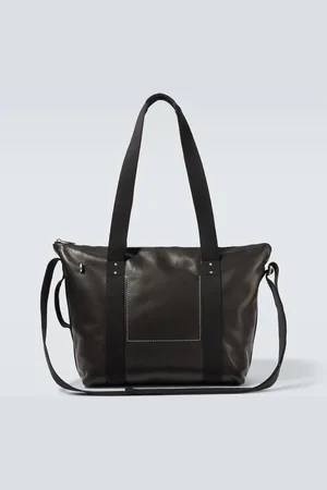 Rick Owens Large leather tote bag