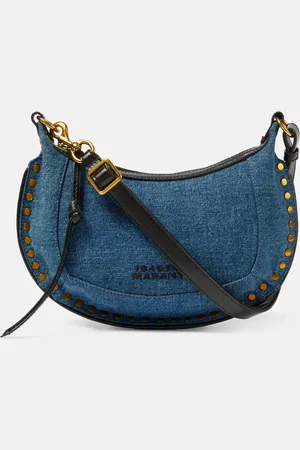 Isabel Marant Oskan Moon Small denim shoulder bag