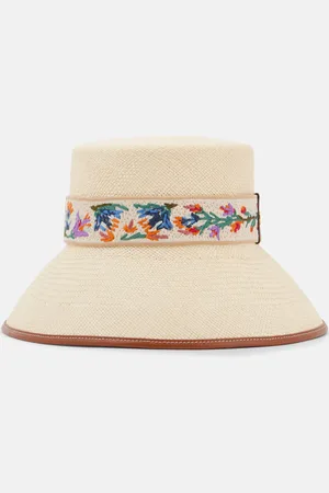 VALENTINO Antibes straw bucket hat