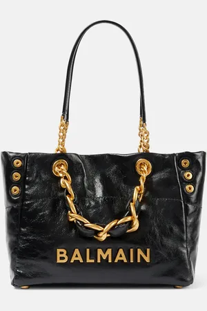 Balmain 1945 Soft Cabas Small leather tote bag