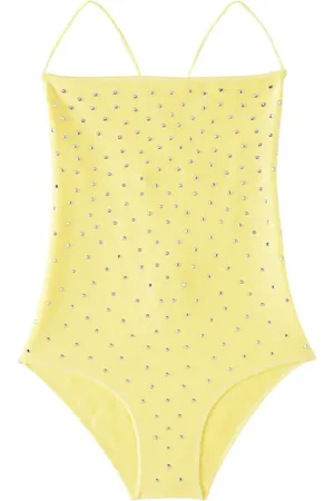 Oseree OsÃ©ree Kids Gem embellished swimsuit
