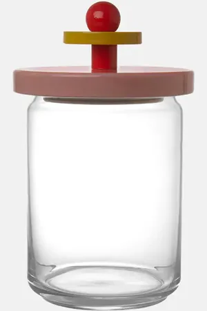 Alessi ES16 glass jar by Ettore Sottsass