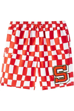 Stella McCartney Checked swim trunks