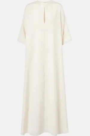 The Row Nicas silk beach cover-up