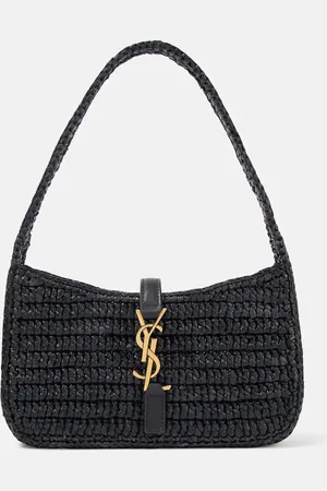 Saint Laurent Le 5 Ã 7 Mini raffia shoulder bag