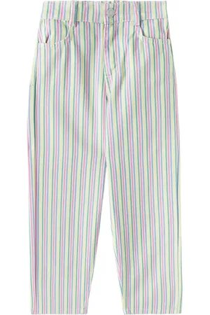 The New Society Tifon striped cotton straight pants