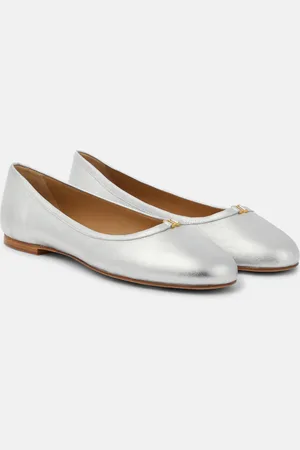 Chloé ChloÃ© Marcie metallic leather ballet flats