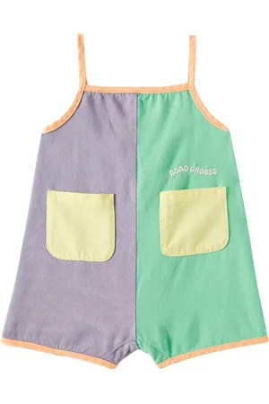 Bobo Choses Baby colorblock cotton jumpsuit